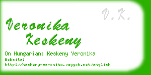veronika keskeny business card